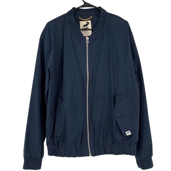 Fat Moose Men's Navy Cotton-blend Anorak Zip Jacket (L) - Picture 1 of 8
